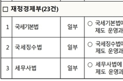 2026년 정부입법계획…상증세법·세무사법 등 총 123건 제·개정 추진