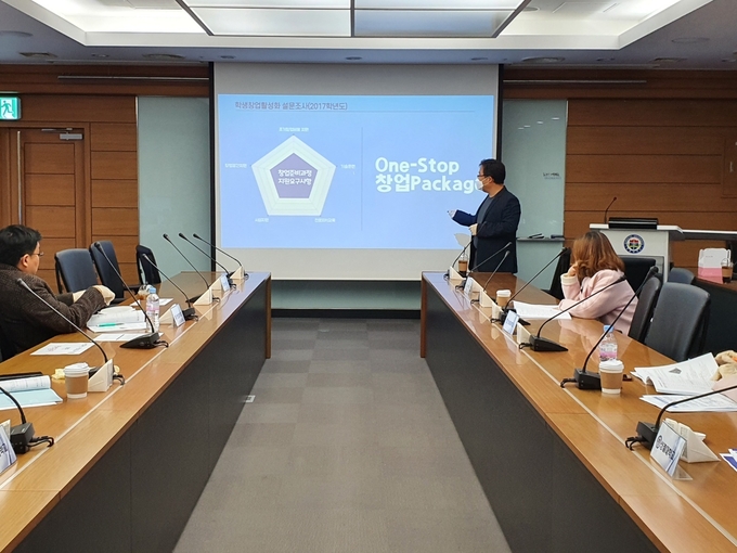 강남대는 지난 27일 성결대에서 '경기남부대학교협의체 진로 취·창업 우수성과 발표회'를 진행했다.