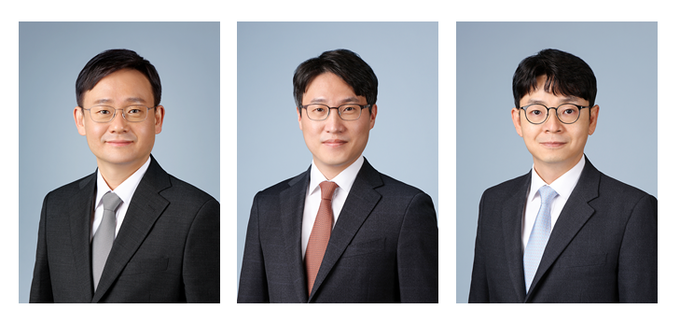 왼쪽부터 민철기, 이승호, 구민승 변호사.<사진=율촌>