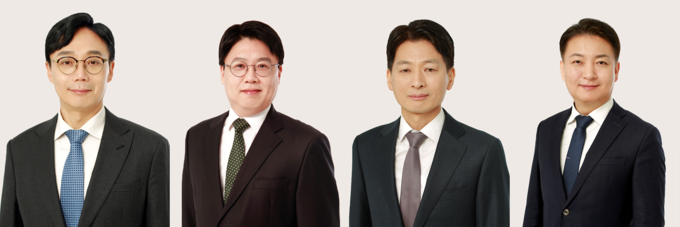 왼쪽부터 이원·최철민·윤주탁·하태헌 변호사.