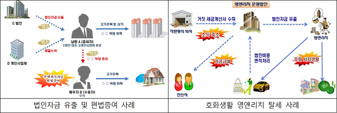 국세청이 올해 1분기 착수한 주요 조사사례