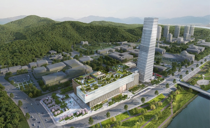 대전신세계 조감도.