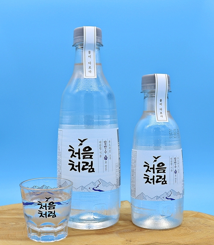 처음처럼 250ml, 500ml 신제품.(사진=롯데칠성음료)