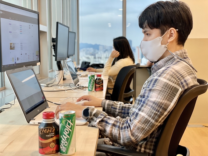 롯데칠성음료 서울 서부권역 거점 오피스 전경.(사진=롯데칠성음료)