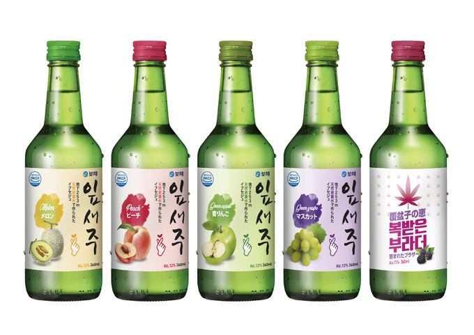 보해가 만든 과일소주가 일본 전역에서 소비자들을 만난다.