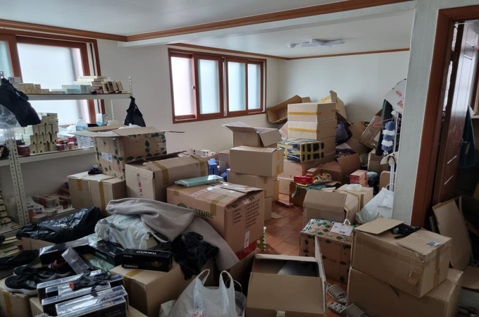 가정집 위장 창고 내부(사진=서울세관)