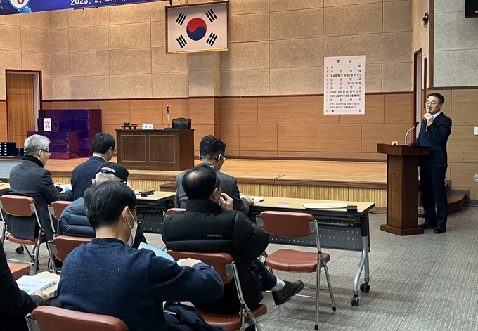 임진정 광산세무서장은 하남산단 입주기업 관계자들에게 적극적인 세정지원을 실시하겠다고 밝혔다.