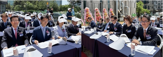 이날 착공식에는 원경희 한국세무사회장을 비롯해 유영 동수원세무서장, 조수진 수원세무서장 등 내빈과 중부지방회 확대임원회의 구성원이 참석해 축하했다.