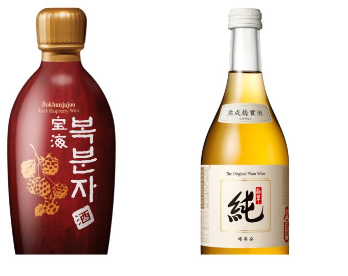 ‘보해 복분자주’와 ‘매취순 오리지널’