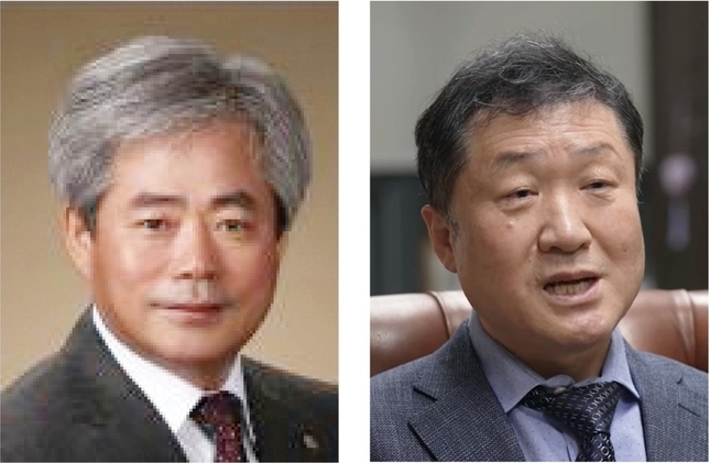 안수남 세무사(좌), 이전오 전 성균관대 교수(우)