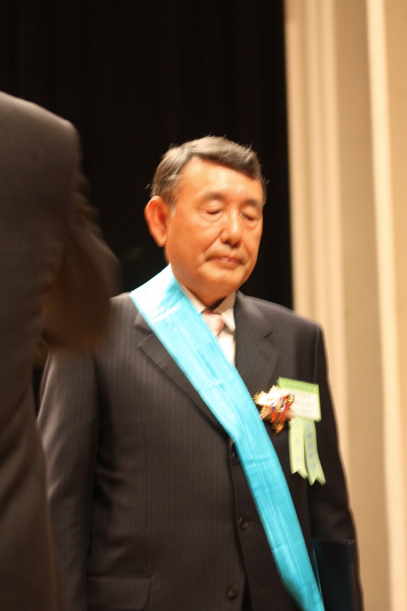 금탑산업훈장을 수훈한 최창근 고려아연(주) 대표이사.