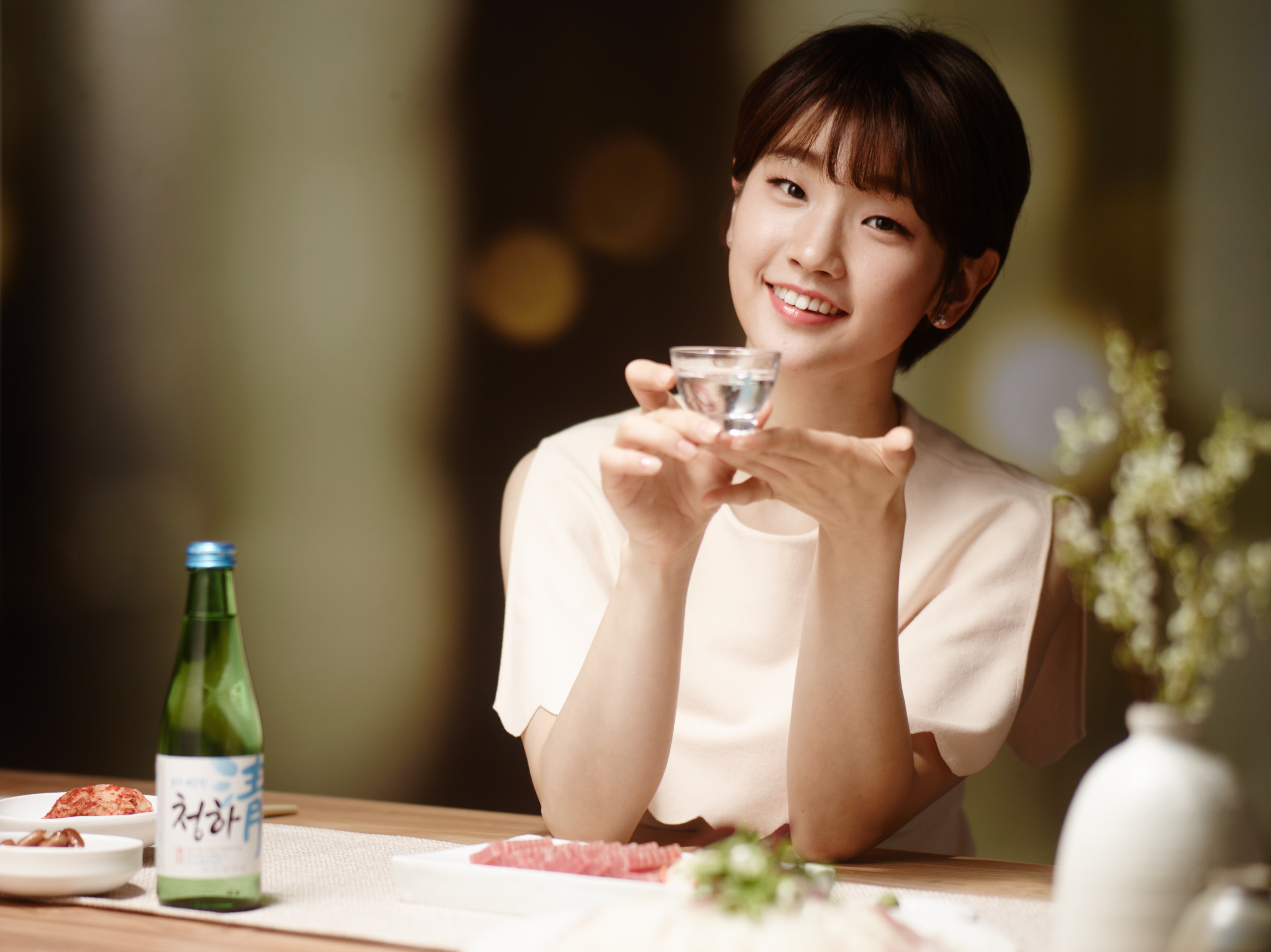 청하 모델 박소담씨.